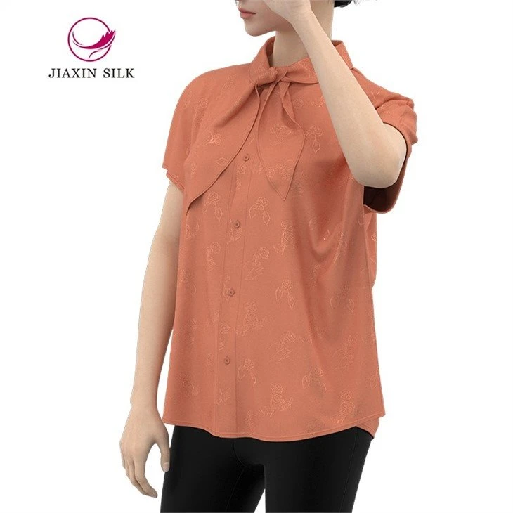 Mulberry Silk Shirt Jacquard Pattern Manufacturers
